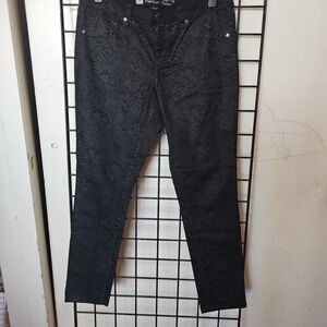 Mossimo Supply Co. Women's Textured Black Skinny Jeans